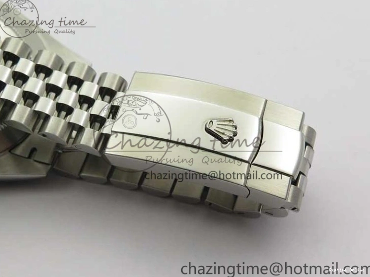 0203 ModernLook DateJust 41mm 126334 SS BP Maker 1:1 Best Edition New Version Blue Roman Dial on Jubilee Bracelet 3033